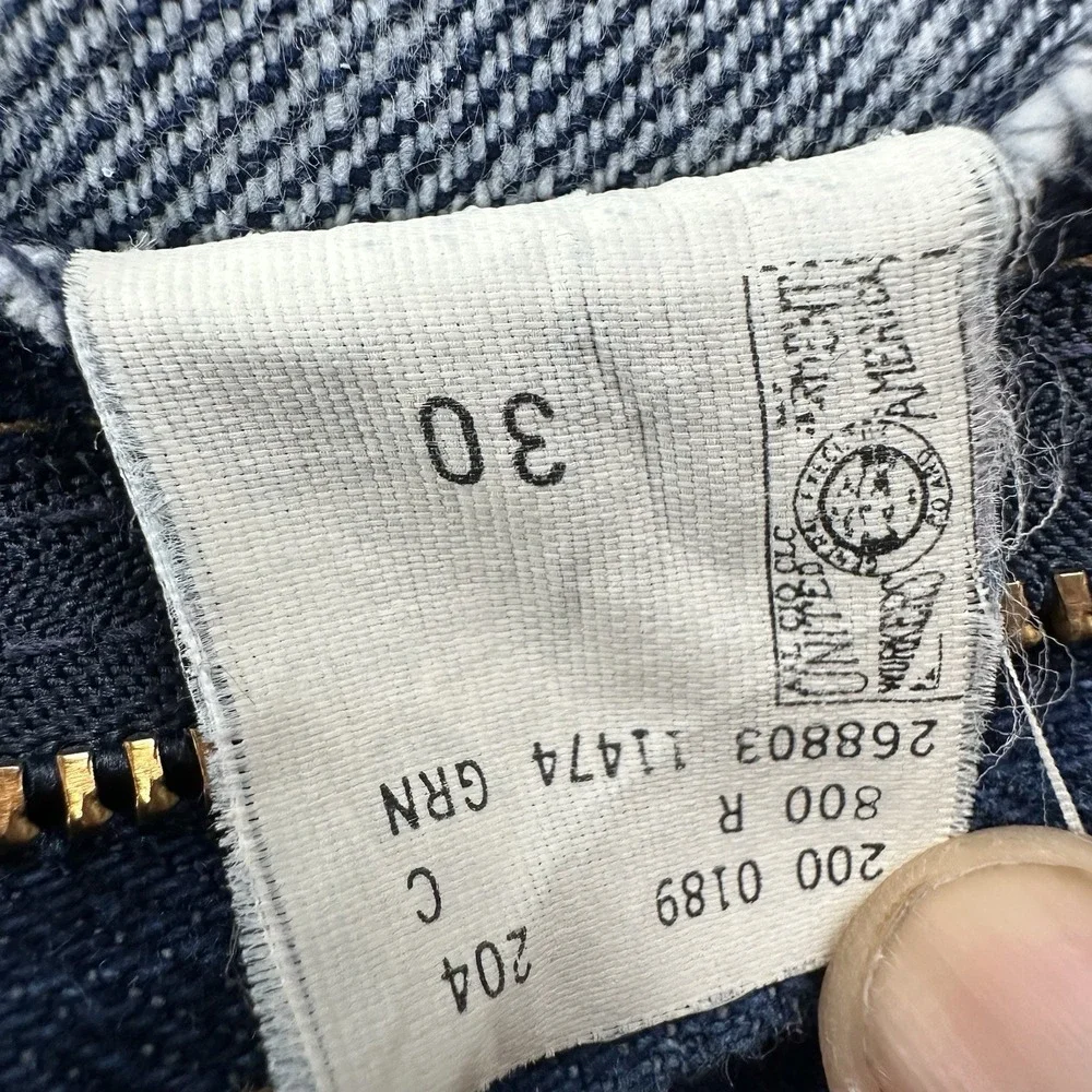 Vintage Lee Riders Jeans Mens Fits 39x32 Medium Blue Denim Union‎ Made In USA